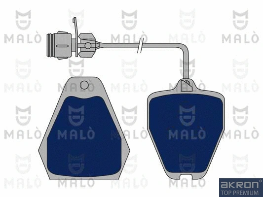 Brake Pad Set, disc brake (1050768)