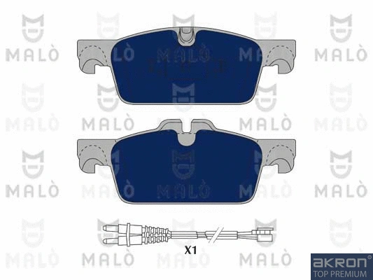 Brake Pad Set, disc brake (1050982)