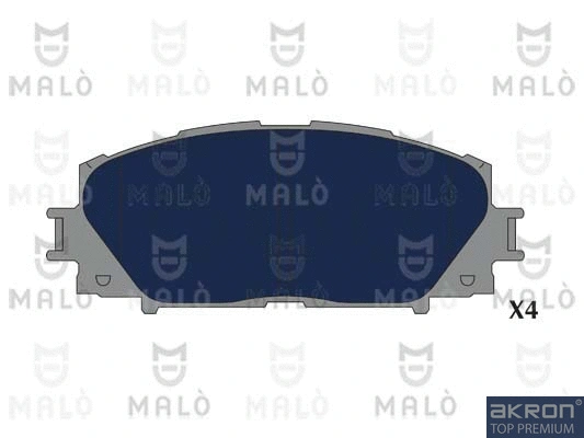 Brake Pad Set, disc brake (1051332)