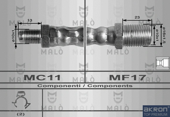 Brake Hose (8623)