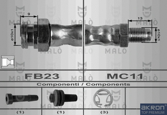 Brake Hose (8563)