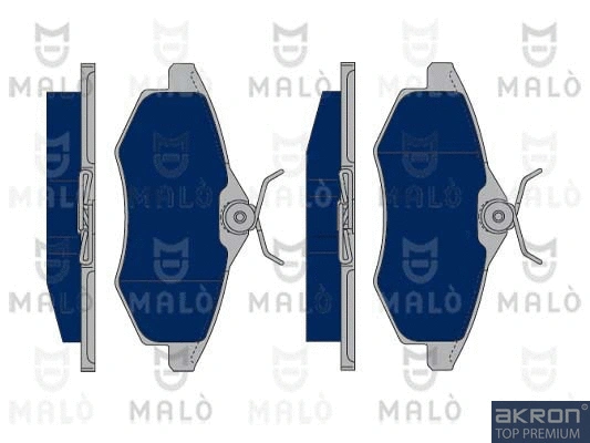 Brake Pad Set, disc brake (1050116)