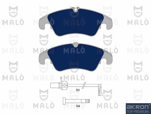 Brake Pad Set, disc brake (1051087)