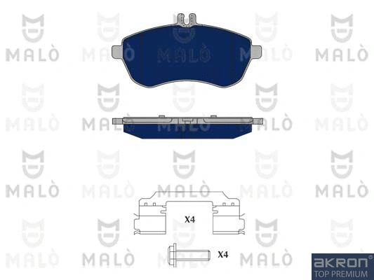 Brake Pad Set, disc brake (1050030)
