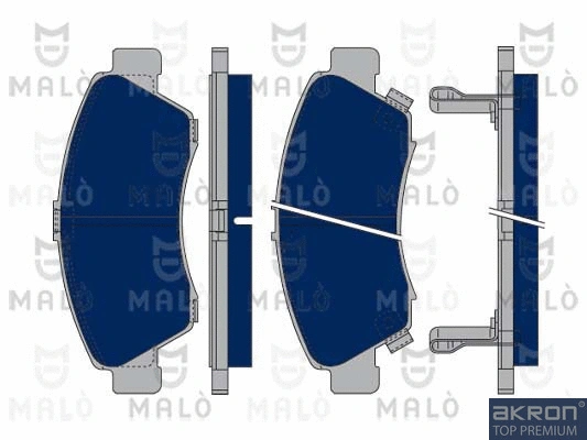 Brake Pad Set, disc brake (1050022)