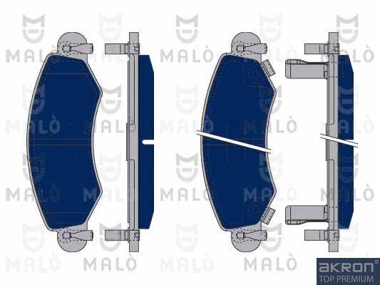 Brake Pad Set, disc brake (1050153)