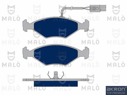 Brake Pad Set, disc brake (1050368)