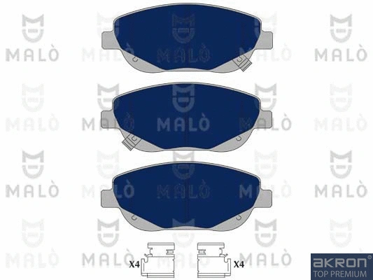 Brake Pad Set, disc brake (1051020)