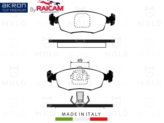 Brake Pad Set, disc brake (28480078)