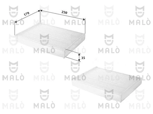 Filter, cabin air (1530281)
