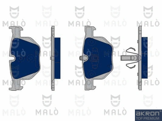 Brake Pad Set, disc brake (1050160)
