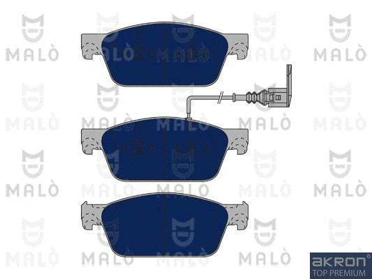 Brake Pad Set, disc brake (1051083)