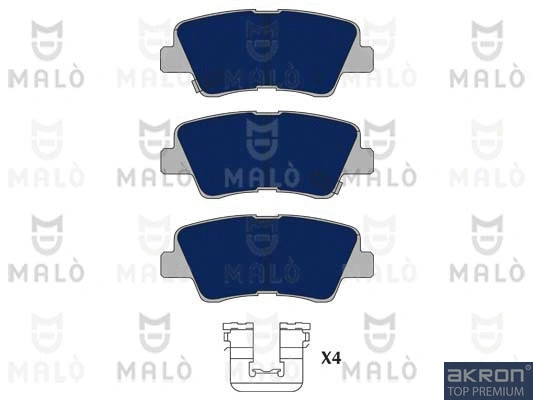 Brake Pad Set, disc brake (1050962)