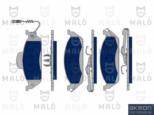 Brake Pad Set, disc brake (1050323)