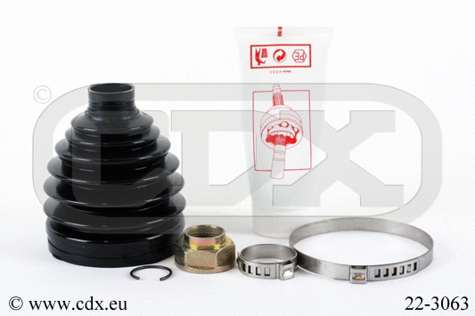 Bellow Kit, drive shaft (22-3063)