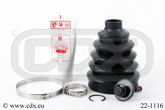 Bellow Kit, drive shaft (22-1116)