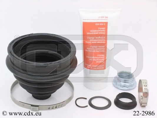 Bellow Kit, drive shaft (22-2986)