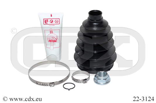 Bellow Kit, drive shaft (22-3124)
