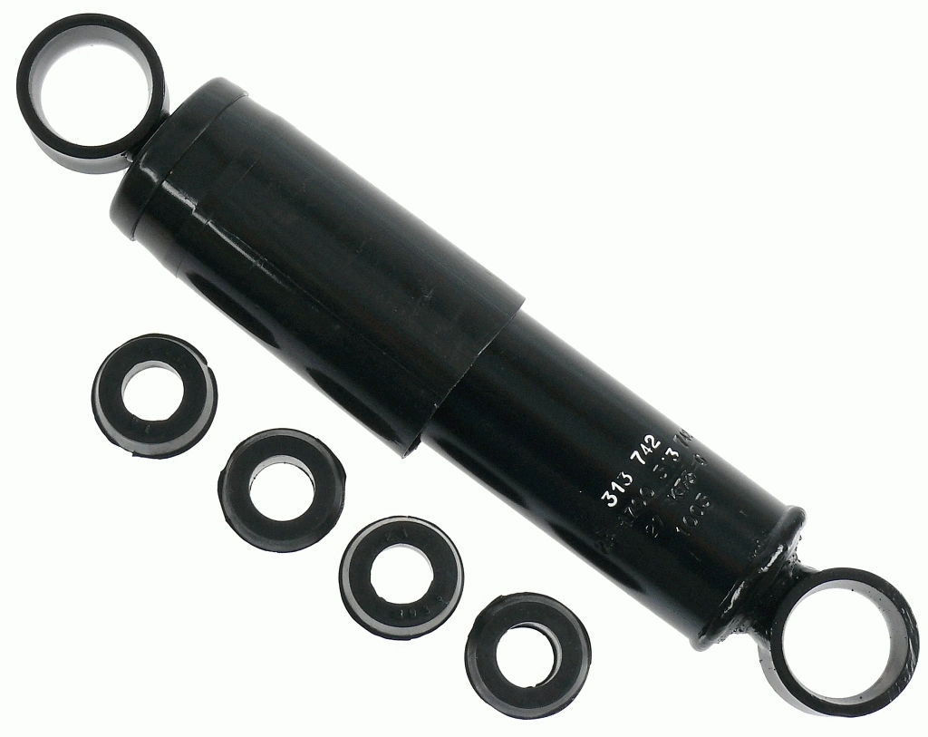 Shock Absorber, driver cab suspension (313 742)