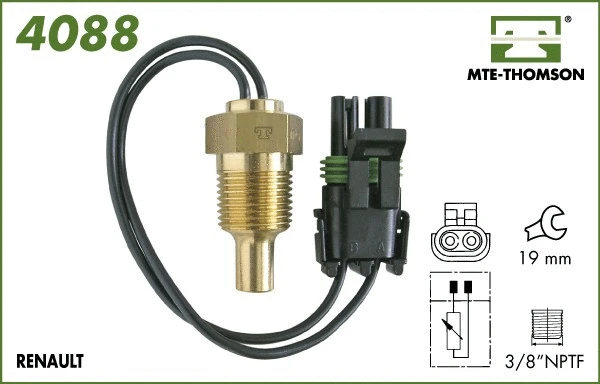 Sensor, coolant temperature (4088)