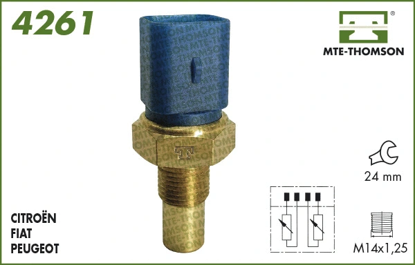 Sensor, coolant temperature (4261)