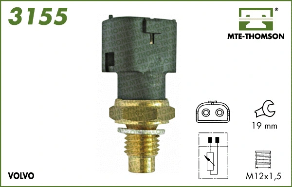 Sensor, coolant temperature (3155)