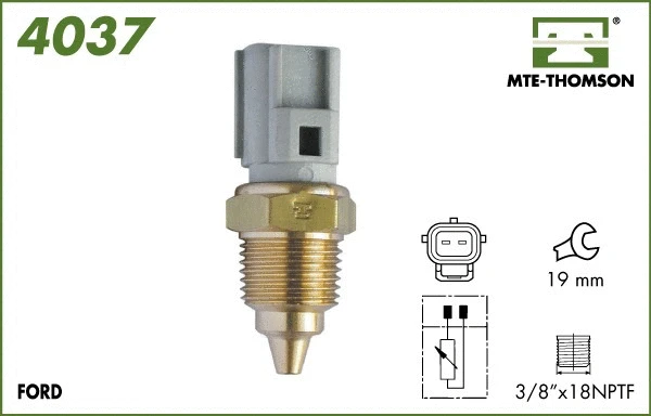 Sensor, coolant temperature (4037)