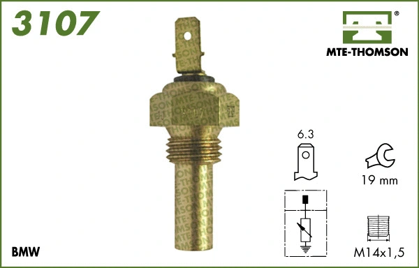 Sensor, coolant temperature (3107)