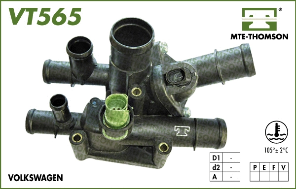 Thermostat, coolant (VT565.105)