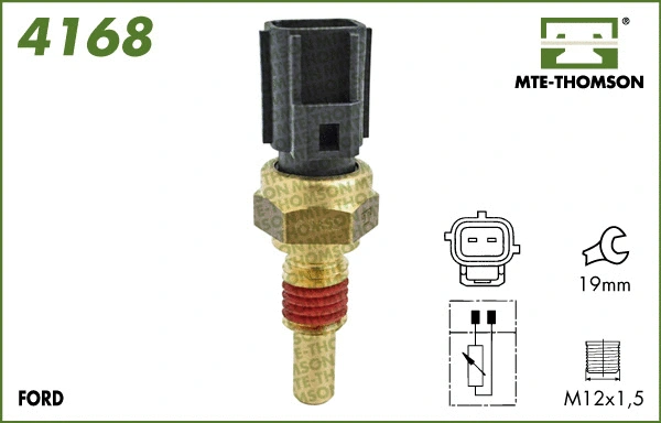 Sensor, coolant temperature (4168)