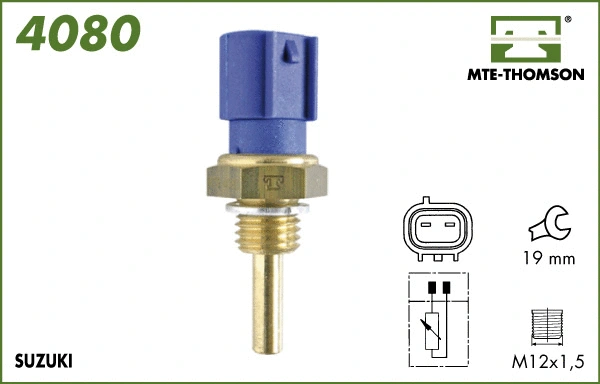 Sensor, coolant temperature (4080)