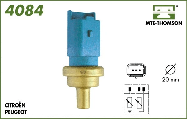 Sensor, coolant temperature (4084)