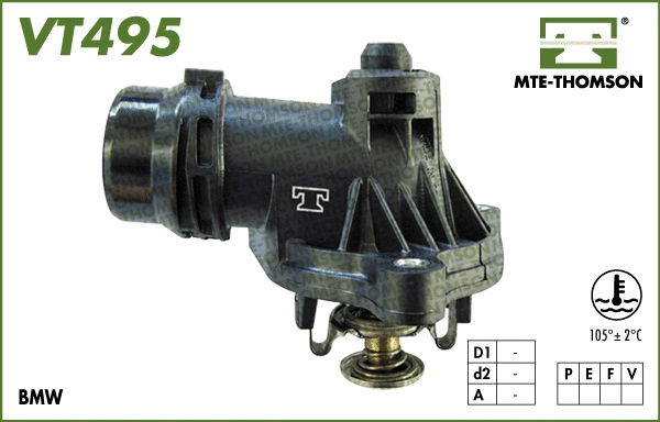 Thermostat, coolant (VT495.105)