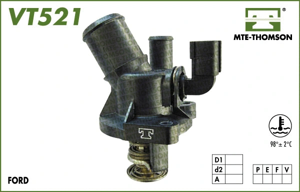 Thermostat, coolant (VT521.98)