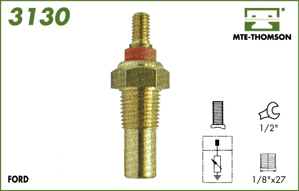Sensor, coolant temperature (3130)