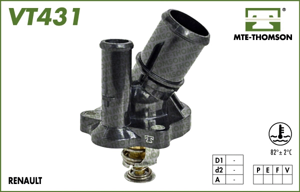 Thermostat, coolant (VT431.82)