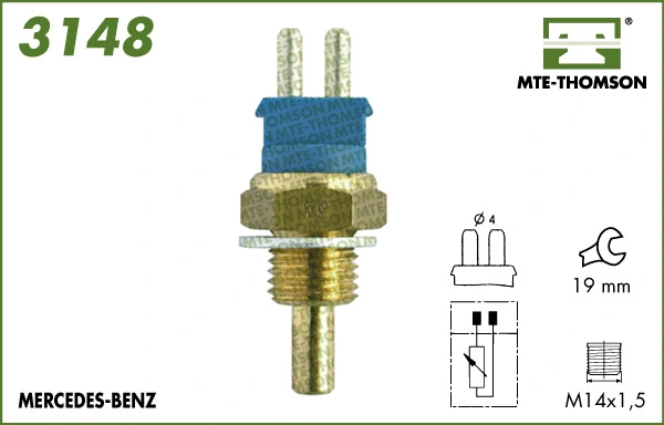 Sensor, coolant temperature (3148)