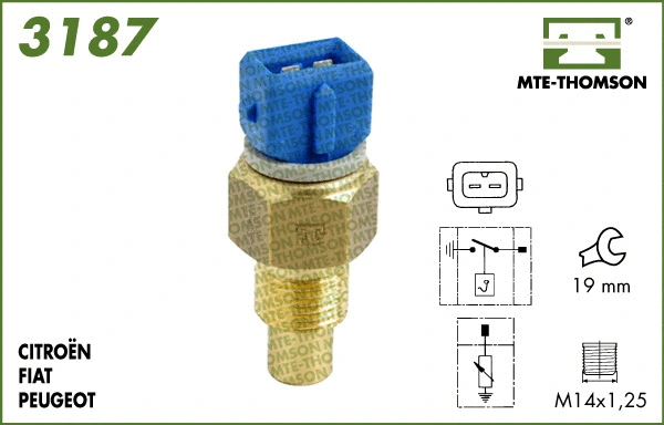 Sensor, coolant temperature (3187)