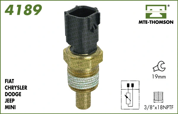 Sensor, coolant temperature (4189)