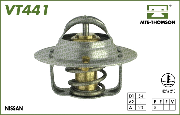 Thermostat, coolant (VT441.88)