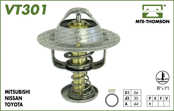 Thermostat, coolant (VT301.82)