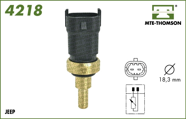 Sensor, coolant temperature (4218)