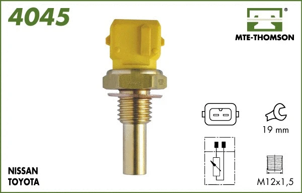 Sensor, coolant temperature (4045)