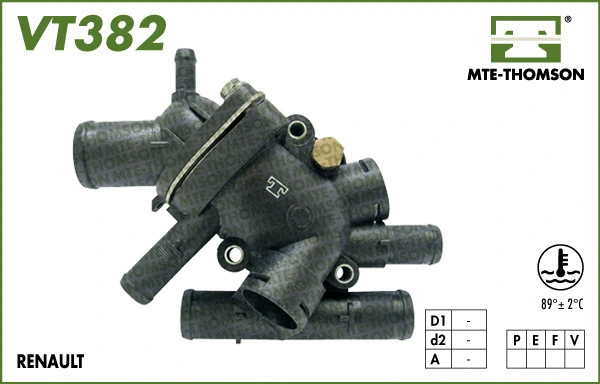 Thermostat, coolant (VT382.89)