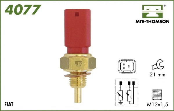 Sensor, coolant temperature (4077)