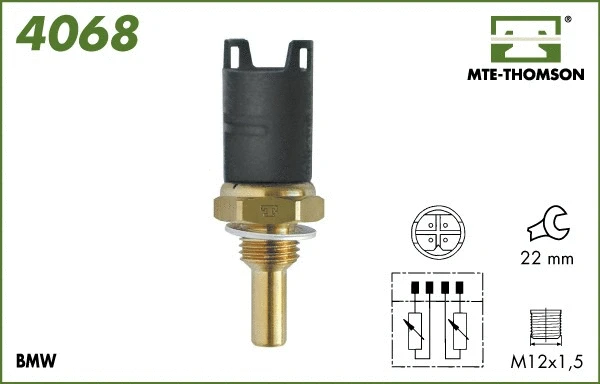 Sensor, coolant temperature (4068)