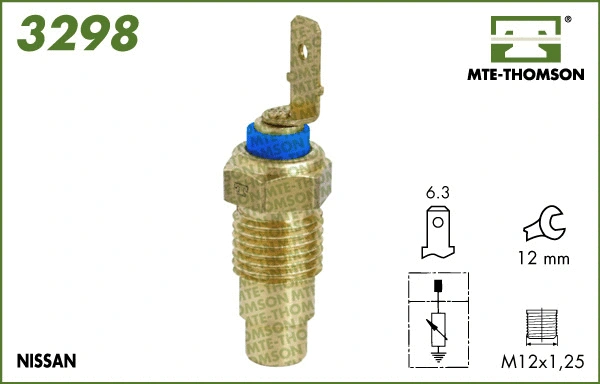 Sensor, coolant temperature (3298)