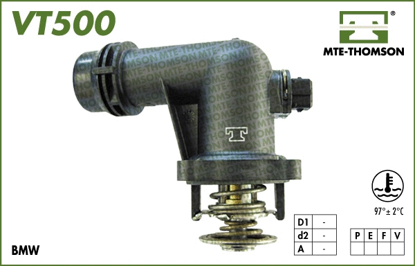 Thermostat, coolant (VT500.105)