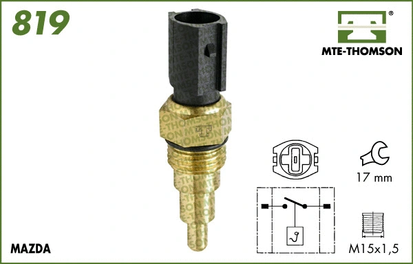 Temperature Switch, radiator fan (819)