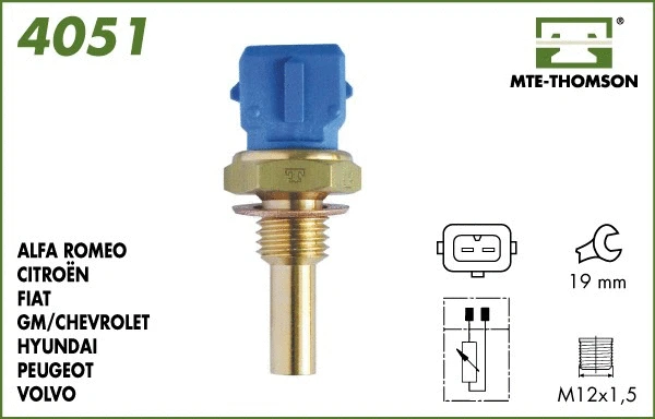 Sensor, coolant temperature (4051)
